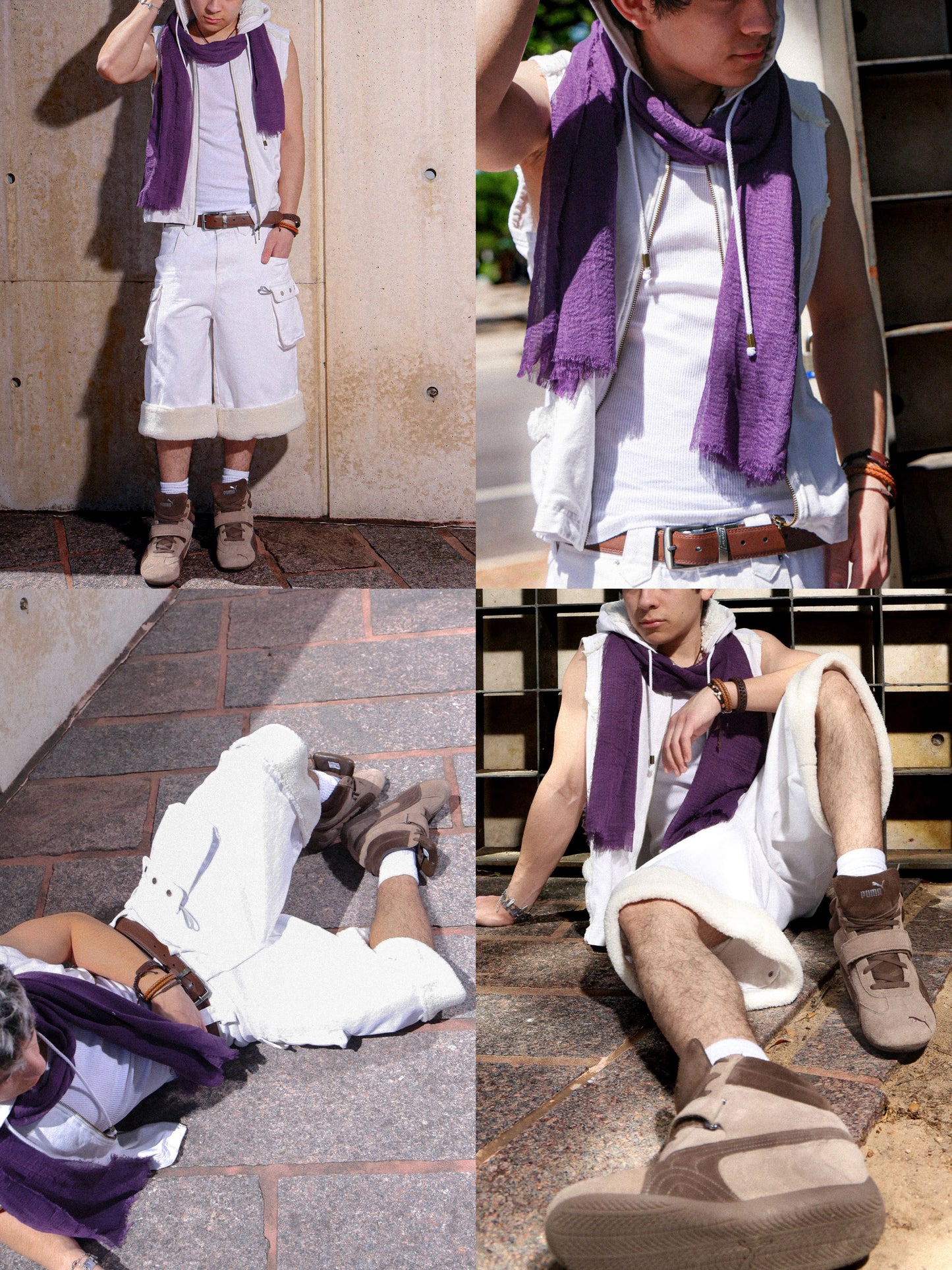 .Joyboy Jorts White