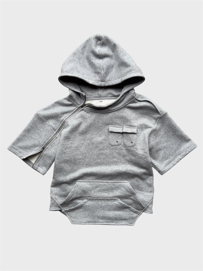 .Asym Hoodie Light Gray